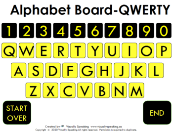 Visually Impaired - Alphabet Board