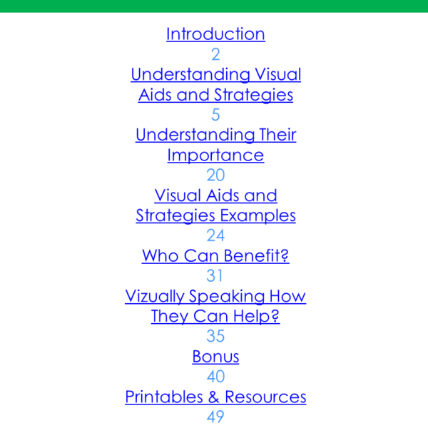 Visual Aids And Strategies – Understanding Their Importance