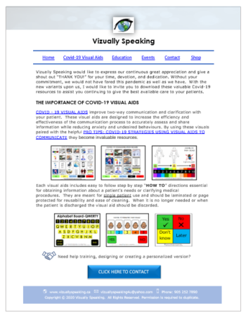 COVID Communication & Clarification Visual Aids PDF